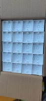 Boîte de jonction électrique en plastique, boîte de jonction étanche en PVC, boîte murale en plastique