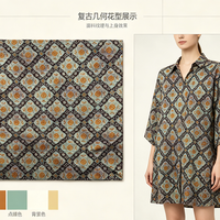 Tissu en microfibre italienne tissé croisé imprimé numériquement à motif floral pour robes, rideaux, literie - Filles