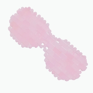 Masque de massage pour les yeux en pierre de quartz rose naturelle à 100% - Product Image 5