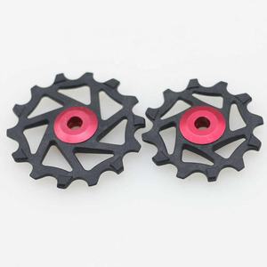 1 Par de Poleas de Cambio <span class=keywords><strong>Trasero</strong></span> de Cerámica 12T+14T / Jockey Universal para Accesorios de Bicicleta XX1 X01 <span class=keywords><strong>XTR</strong></span> - Product Image 6