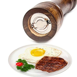 Fabricante de Amazon al por mayor nuevo estilo de restaurante de madera molino Manual sal y molinillo de pimienta - Product Image 5