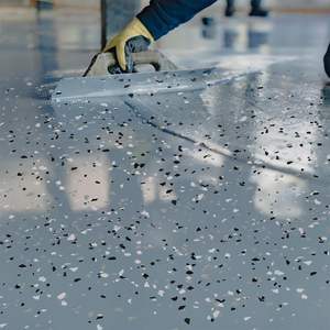 Kits de revestimientos de virutas de color decorativo negro, <span class=keywords><strong>gris</strong></span> <span class=keywords><strong>claro</strong></span>, Blanco LSY para pintura de <span class=keywords><strong>Casa</strong></span> Interior y Exterior de pared de garaje - Product Image 4