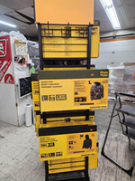 Présentoir personnalisé pour outils en métal réglable sur quatre côtés, présentoir de sol à enveloppe chauffante, étagère de rangement avec roulettes
