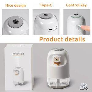 Xách tay LED ánh sáng mini H2O phun sương tạo độ ẩm ướt hương thơm tinh dầu khuếch tán xe hơi USB Máy tạo độ ẩm không khí - Product Image 6