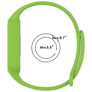 สายรัดข้อมือกีฬาสำหรับขายส่งสำหรับ Xiaomi MiBand 9 Active Soft/ Redmi Band 3 สายซิลิโคนนุ่มระบายอากาศได้ กันน้ำ สายรัดข้อมือสำรอง - Product Image 5