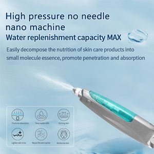 <span class=keywords><strong>Gene</strong></span> Gun Nebulizer mengecilkan pori-pori menghilangkan keriput, Jet oksigen wajah Eksfoliasi jerawat komersial baja tahan karat datar Inggris - Product Image 4