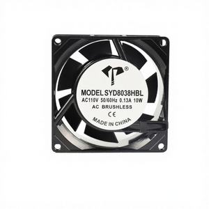 Ventilador de Resfriamento AC SYD/OEM YD8038HBL 80*80*38mm com Rolamento de Esfera 110/220/380V 2400 RPM 10-12.4W - Product Image 1