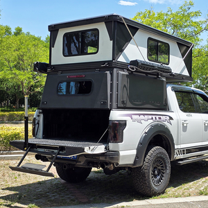 3 Kişilik King Size Pikap Kamyonet Tentesi, Yalıtımlı Sert Kabuklu Tavan, Dahili LED Işık ve Havalandırma ile Aile Kampı ve Uzun Yolculuklar İçin - Product Image 4