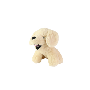 Peluche a forma di cucciolo beige da 12 pollici, con stampa digitale moderna, regalo, NYFY-1214, prodotto in Cina, MOQ 5/10 - Product Image 1