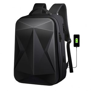 Sac à dos pour ordinateur portable, sac à dos d'affaires pour hommes, sac à dos de voyage scolaire imperméable en ABS durable, coque rigide unisexe, chargeur USB - Product Image 2