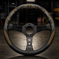 Volant de course personnalisé TIYPEOR avec broderie Dragon, 280mm, 320mm, 350mm, 380mm, à déport profond