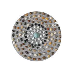 Badkamer/woonkamer voetmassagepad Natuurlijke kiezelsteen voetmassagepad Buiten voetpad Stap op kiezelsteenweg drukplaat - Product Image 5