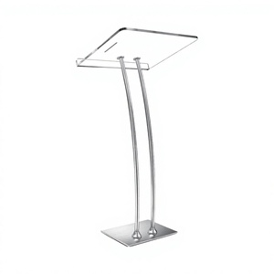 Factory Direct Modern <b>Acrylic</b> Transparent 1 Tier Display Riser for Garment Display for Water Resistant Easy Assembly - Product Image 3