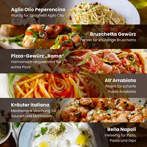 Mélange d'herbes et d'épices italiennes avec recettes : basilic, origan, ail, persil, thym et plus - Product Image 3
