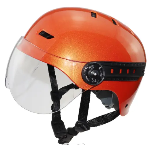 カスタムABSシェル屋外カヤックヘルメットサーフィンラフティングヘルメット、バイザーCEEN1078認証付き