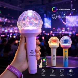 ปากกาไฟ LED 15 สี ลายเพชร  รับทำโลโก้ สำหรับงานกีฬา งานเลี้ยงบริษัท งานคอนเสิร์ต งานประชุมแฟนคลับ  ODM OEM - Product Image 1