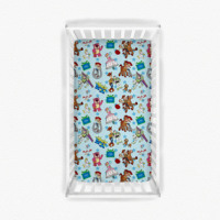 Drap de lit pour bébé en fibre de bambou personnalisé, doux et respirant, ensemble de draps de lit pour bébé, toutes saisons, protège-matelas hypoallergénique