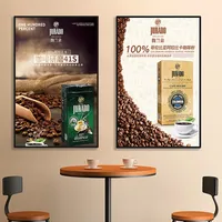 Rétro-éclairage publicitaire personnalisé commercial d'affaires A1 A2 A3 A4 menu en verre trempé affichage de la boîte à lumière LED