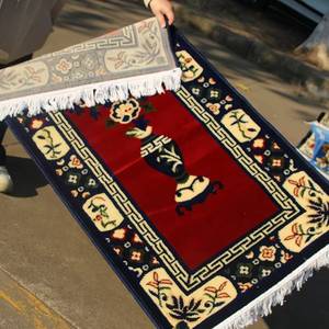 Multi-color options, modern vase-shaped woven tufted <b>mat</b>, durable and washable, Islamic <b>prayer</b> rug, wholesale religious supplies - Product Image 1