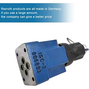 วาล์วควบคุมการไหลไฮดรอลิก Rexroth รุ่น 2FRM6B36-2X วาล์วควบคุมความเร็ว 10QRV 60 ลิตร/นาที 315 บาร์ แบบสองทาง - Product Image 3