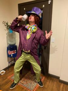 Tùy Chỉnh Dành Cho Người Lớn Lễ Hội Đảng Vui Vẻ <span class=keywords><strong>Hat</strong></span> <span class=keywords><strong>Mad</strong></span> <span class=keywords><strong>Hatter</strong></span> Trang Phục Màu Xanh Lá Cây Top <span class=keywords><strong>Hat</strong></span> - Product Image 5