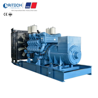 Générateur diesel 2000KW 2500KVA 2.5MVA alimenté par un moteur MTU allemand, type ouvert/conteneur, haute tension pour centre de données