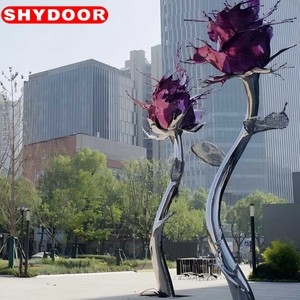 Scultura Circolare Contemporanea Grande in Acciaio Inossidabile, Monumento Urbano, Realizzazione su Misura, Design Popolari, Soluzione Completa - Product Image 3