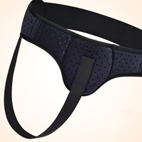 Ceinture de soutien pour hernie inguinale pour hommes fabriquée dans le traitement de l'aine et la sangle de récupération anti-douleur avec 2 coussinets de compression amovibles