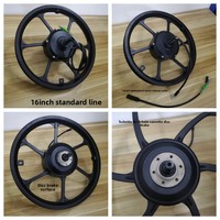 Haute vitesse 36V/48V 250W roue arrière à vitesse unique moteur de vélo électrique 20 \ "vélo de ville électrique sans brosse engrenage puissance Lithium