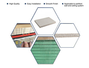 乾式壁石膏ボード9.5/12mm厚耐水石膏ボードCartongesso室内装飾用 - Product Image 5