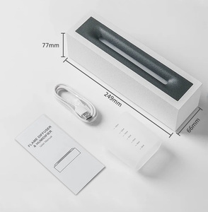 Efecto de <span class=keywords><strong>llama</strong></span> aceites esenciales 200ml 2 En 1 humidificador hương liệu difusor Fuego luz Ajustable apagado tự động aromaterapia - Product Image 4