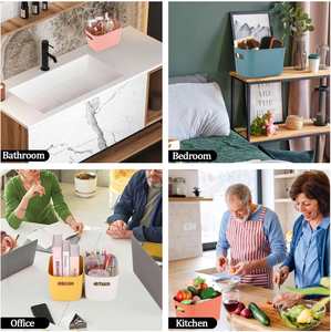 Multifunction Rectangle PP Eco-Friendly Kitchen Organizer <b>Container</b> Lid for Kids Toy <b>Snacks</b> Plastic Storage Box 1-3L Capacity - Product Image 4