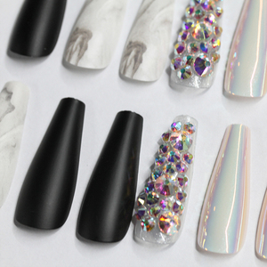 Yelix personalizar privado largo personalizado suave Gel Prensa en puntas de <span class=keywords><strong>uñas</strong></span> postizas acrílico múltiples estilos accesorios Stiletto <span class=keywords><strong>uñas</strong></span> postizas - Product Image 4