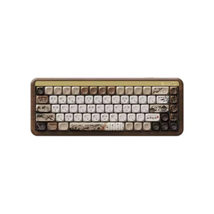 Teclado Mecánico Inalámbrico AKKO MU01 Vintage Walnut Hill Seclusion PBT - Product Image 1