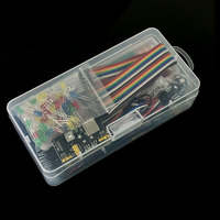 Kit de bricolage électronique de démarrage de projet DIY avec 830 points d'attache Breadboard R3 Ensemble de composants électroniques avec boîte