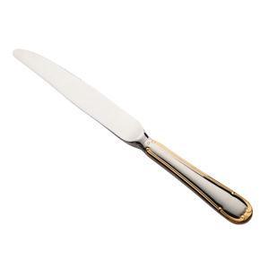 Набор домашней посуды высокого класса, 4 шт., 304 из нержавеющей стали, позолоченный винтажный набор тяжелых столовых приборов для торжественных мероприятий, роскошная свадьба - Product Image 5