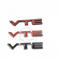 Emblème de coffre arrière en métal 3D en alliage de zinc de conception nouvelle, autocollant de badge de voiture pour Honda Fit Civic Accord Odyssey CR-V Spirior VTEC