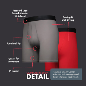 Biancheria intima uomo Boxer slip cotone disegni personalizzati Logo <span class=keywords><strong>6</strong></span> pollici Inseam uomo biancheria intima taglie forti biancheria intima per gli uomini - Product Image 2