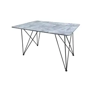 Accessoires de pieds de meubles Pieds de table en épingle à cheveux en métal Table basse en bois Quincaillerie Base de chaise carrée en fer Chaise de salle à manger