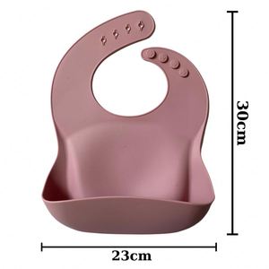Baberos de Silicona Impermeables para Alimentación, Fáciles de Limpiar, Ajustables, Libres de BPA, para Bebés de 0 a 24 Meses - Product Image 2