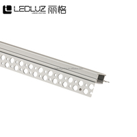 Canal LED sans cadre ALP071-S en plaque de plâtre avec diffuseur pour éclairage architectural et plafond à mur