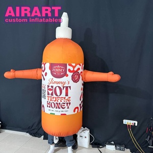 Suministramos disfraces inflables personalizados <span class=keywords><strong>con</strong></span> forma de tarro de mermelada para decoración de eventos publicitarios al aire libre. - Product Image 1