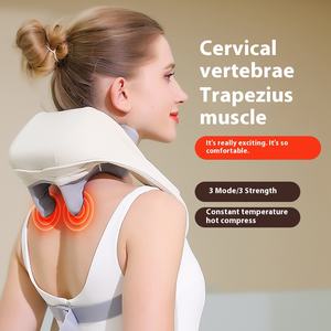 Cordless 3D <span class=keywords><strong>Mini</strong></span> Electric Full Body Shiatsu Pescoço e Ombro Massageador Compressão Quente para Alívio das dores Musculares - Product Image 5