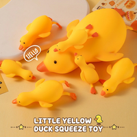 Jouet Squishy Géant Canard Jaune Extensible – Jouet Anti-Stress Amusant pour Enfants – Cadeau Décompression Anxiété