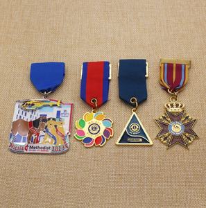 Ensemble de médailles de château en émail découpé en 3D en nickel antique en alliage de zinc personnalisé - Product Image 5