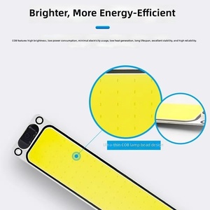 ไฟอ่านหนังสือในรถยนต์แบบ COB LED สว่างพิเศษ YD Ultra Bright 18W 12V 24V  วัสดุอะลูมิเนียม สำหรับรถยนต์ รถบรรทุก รถตู้ รถบ้าน  พร้อมสวิตช์ สีขาว มี 3 ขนาด - Product Image 6