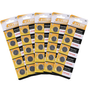 Cuanen Baterías primarias de 3 voltios CR1620 Baterías de celda de litio 3V para batería de reloj <span class=keywords><strong>CR</strong></span> <span class=keywords><strong>1620</strong></span> - Product Image 1