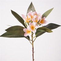Fleur artificielle douce au toucher de qualité supérieure, fausse verdure pour aménagement paysager, décoration de salon et accessoires pour cheveux