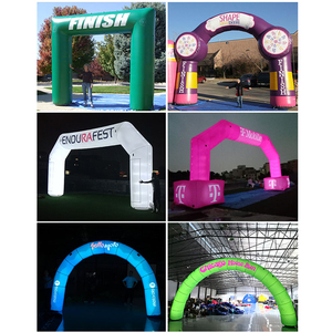 Arco Inflable para Eventos, Arco <span class=keywords><strong>de</strong></span> Entrada y Salida con Impresión <span class=keywords><strong>Completa</strong></span> para Carreras y Actividades al Aire Libre - Product Image 5