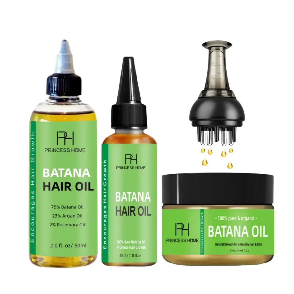 120g Private Label 100% Pure Vegan Batana Hair Growth Oil Repair Damage Nourishing Hair Strengthening Oil For All Types
